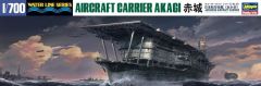 Hasegawa 227 49227 1/700 Ölçek Japon Akagi Uçak Gemisi (Waterline Serisi) Plastik Model Kiti
