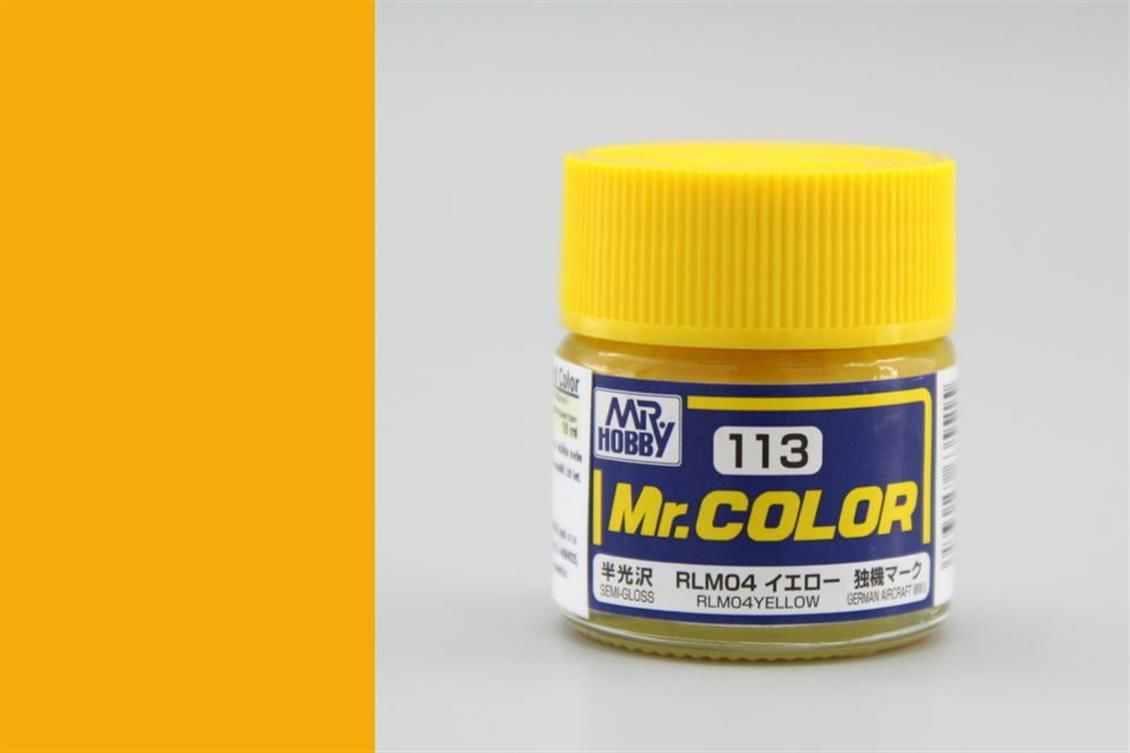 Gunze C113 10 ml. RLM04 Yellow, Mr.Color Serisi Maket Boyası