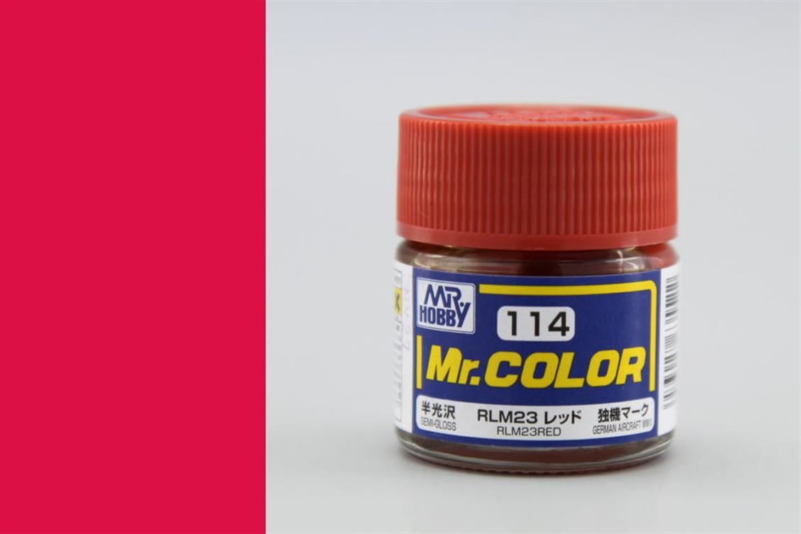 Gunze C114 10 ml. RLM23 Red, Mr.Color Serisi Maket Boyası