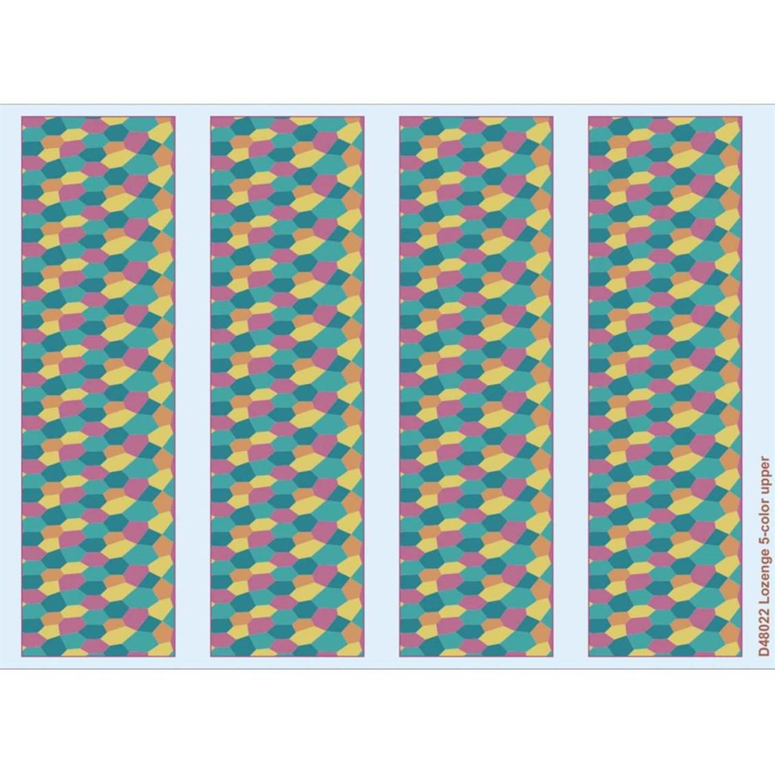 EDUARD D48022 1/48 Lozenge 5-color upper Maket Det