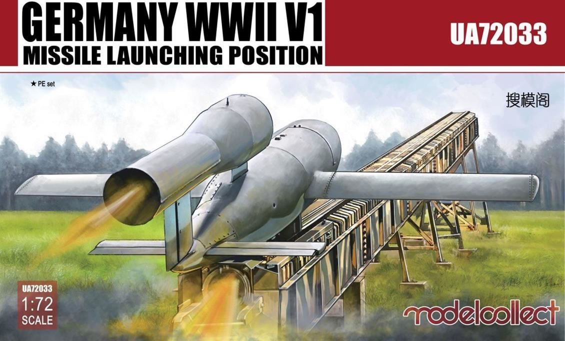 UA72033 1/72 Germany WWII V1 Missile launching pos