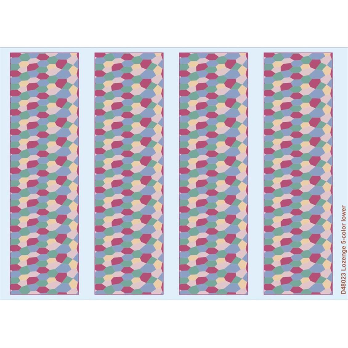 EDUARD D48023 1/48 Lozenge 5-color lower Maket Det