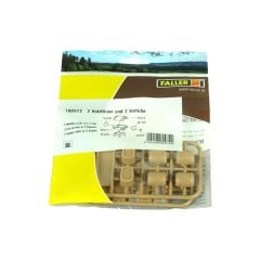 Faller 180972 1/87 Ahşap Fıçı ve Küvetler ( 2 Set ) Demonte Plastik Maketi