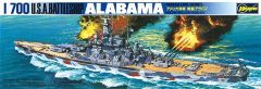Hasegawa 608 49608 1/700 Ölçek USS Alabama Savaş Gemisi (Waterline Serisi) Plastik Model Kiti