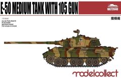 UA72040 1/72 Germany WWII E-50 Medium Tank with 10