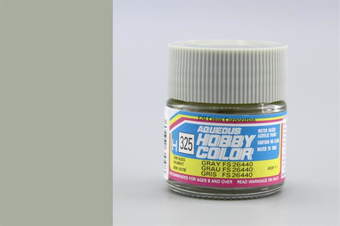 Gunze H325 10 ml. Gray FS 26440, Aqueous Serisi Maket Boyası