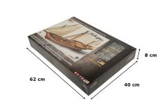 Occre 14002 1/60 Ölçek, Cazador Yelkenli Tekne Ahşap Model Kiti
