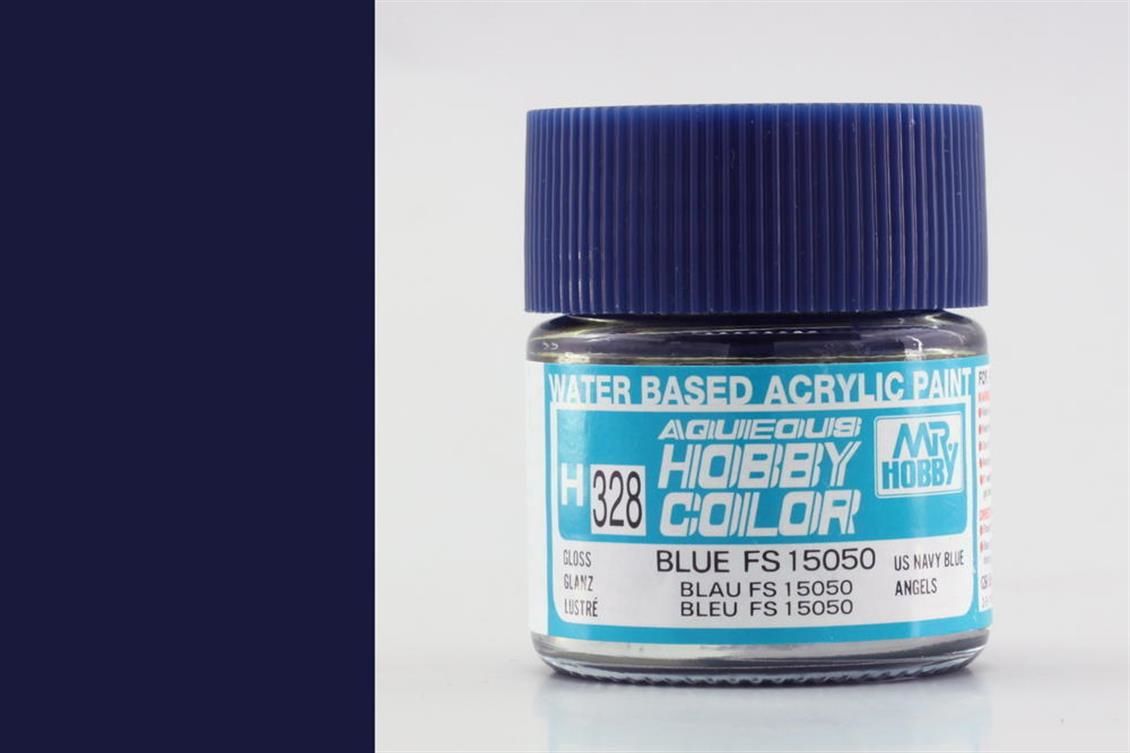 Gunze H328 10 ml. Gloss Blue FS15050, Aqueous Serisi Maket Boyası