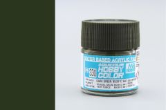 Gunze H330 10 ml. Dark Green BS381C/641, Aqueous Serisi Maket Boyası