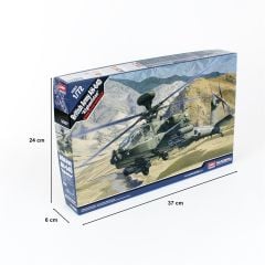 Academy 12537 1/72 AH-64D Royal Army (Afganistan) Helikopter Demonte Plastik Maketi