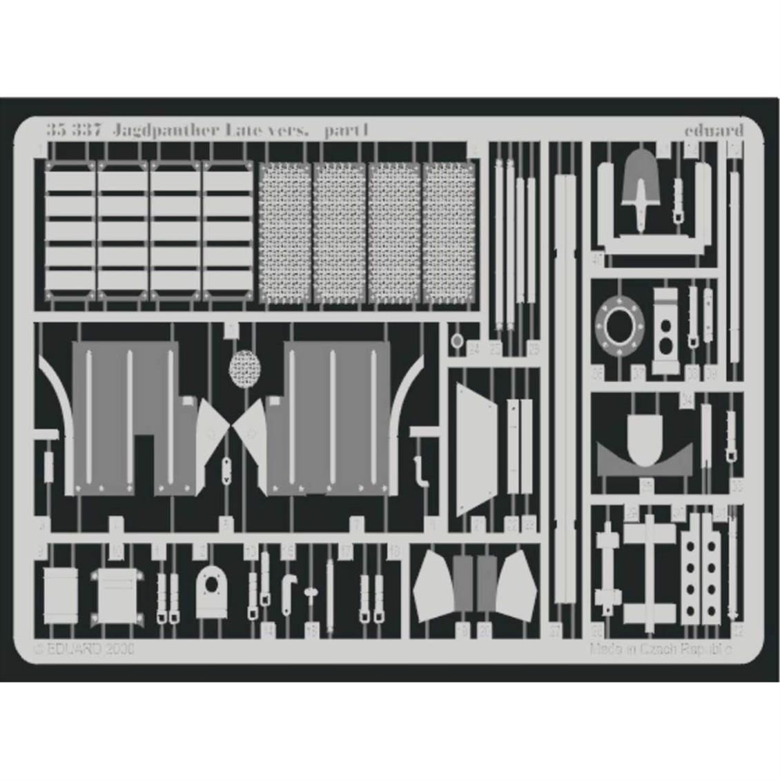 EDUARD 35337 1/35 Jagdpanther late vers. FOR TAMIY