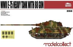 UA72017 1/72 Germany WWII E-75 Heavy Tank with 88