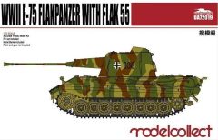 UA72019 1/72 Germany WWII E-75 Flakpanzer with FLA