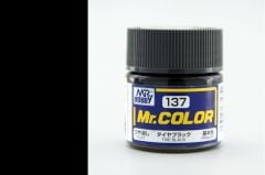 Gunze C137 10 ml. Tire Black, Mr.Color Serisi Maket Boyası