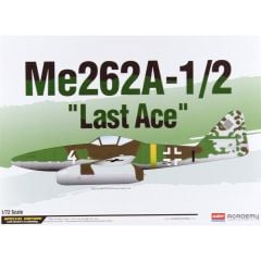 Academy 12542 1/72 Me262A-1/2 (Last Ace) Special Edition Savaş Uçağı Demonte Plastik Maketi