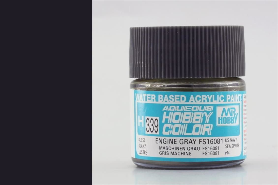 Gunze H339 10 ml. Engine Gray BS4800/18B21, Aqueous Serisi Maket Boyası