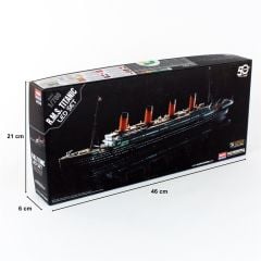 Academy 14220 1/700 R.M.S. Titanik Transatlantik (Led Işıklı) Plastik Yolcu Gemisi Maketi
