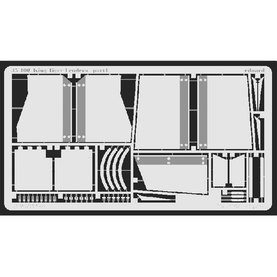 EDUARD 35400 1/35 King Tiger fenders FOR TAMIYA Ma