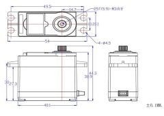 FT5113M 13kg Analog Metal Dişli Servo