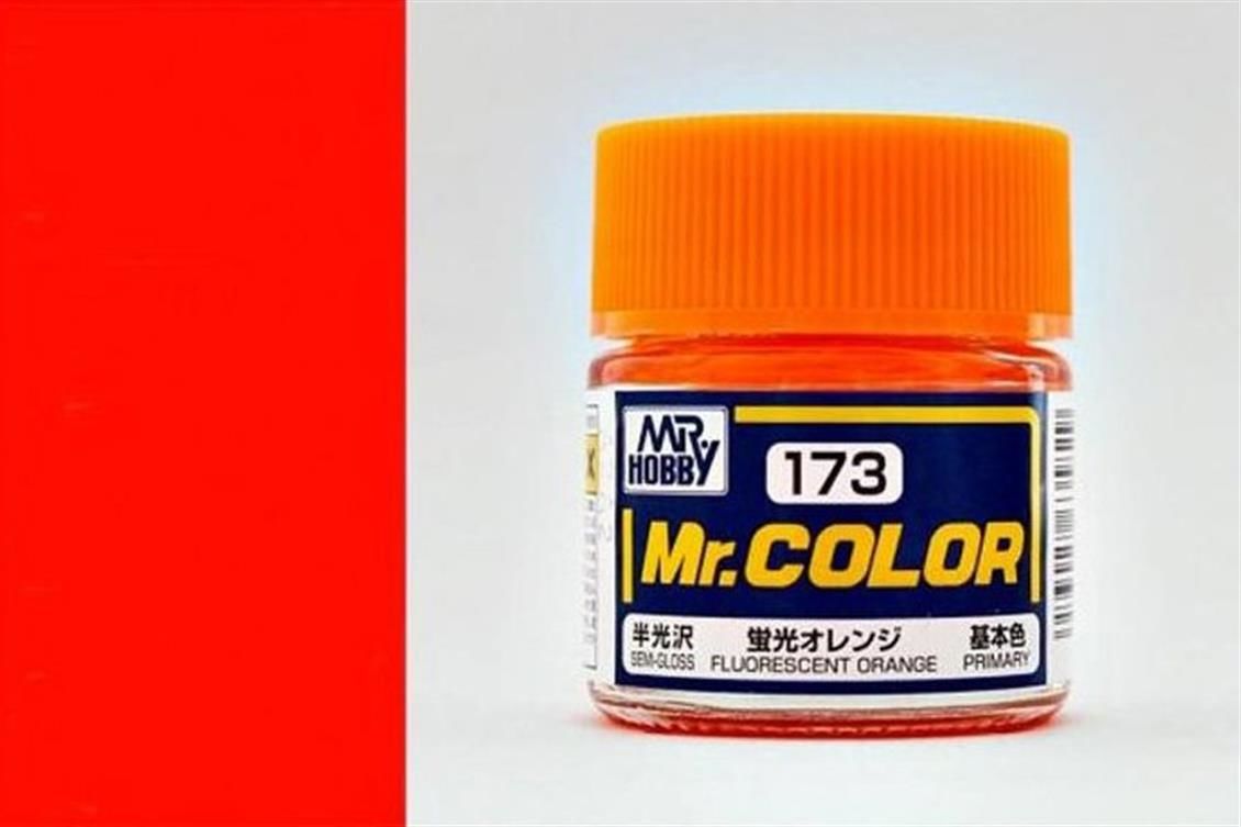 Gunze C173 10 ml. Fluorescent Orange, Mr.Color Serisi Maket Boyası
