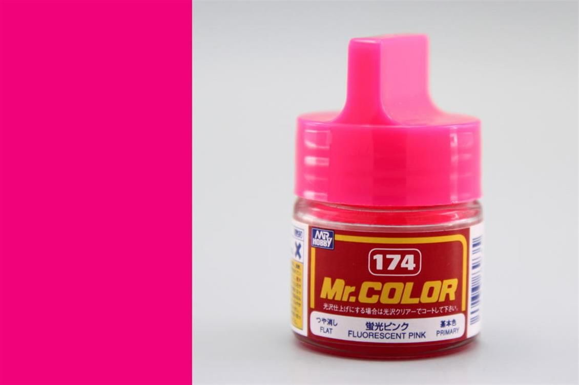 Gunze C174 10 ml. Fluorescent Pink, Mr.Color Serisi Maket Boyası