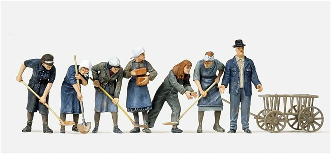 Preiser 16568 1/87 Ölçek İnşaat İşçisi Kadın Figürleri
