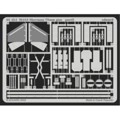 EDUARD 35454 1/35 M-4A3 Sherman 75mm gun FOR TAMIY