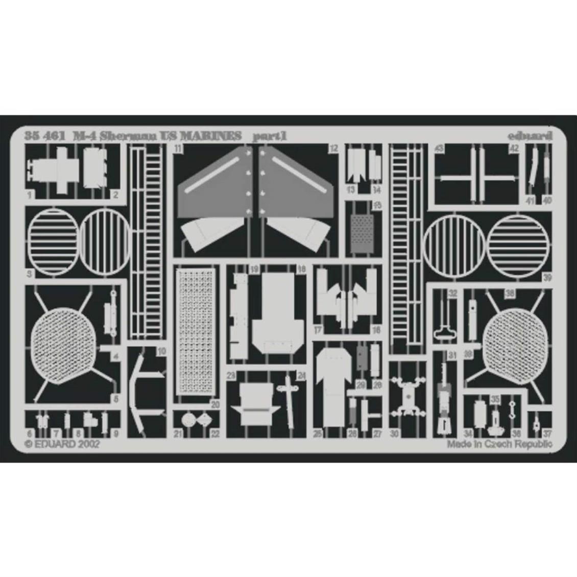 EDUARD 35461 1/35 M-4 Sherman US MARINES FOR ITALE