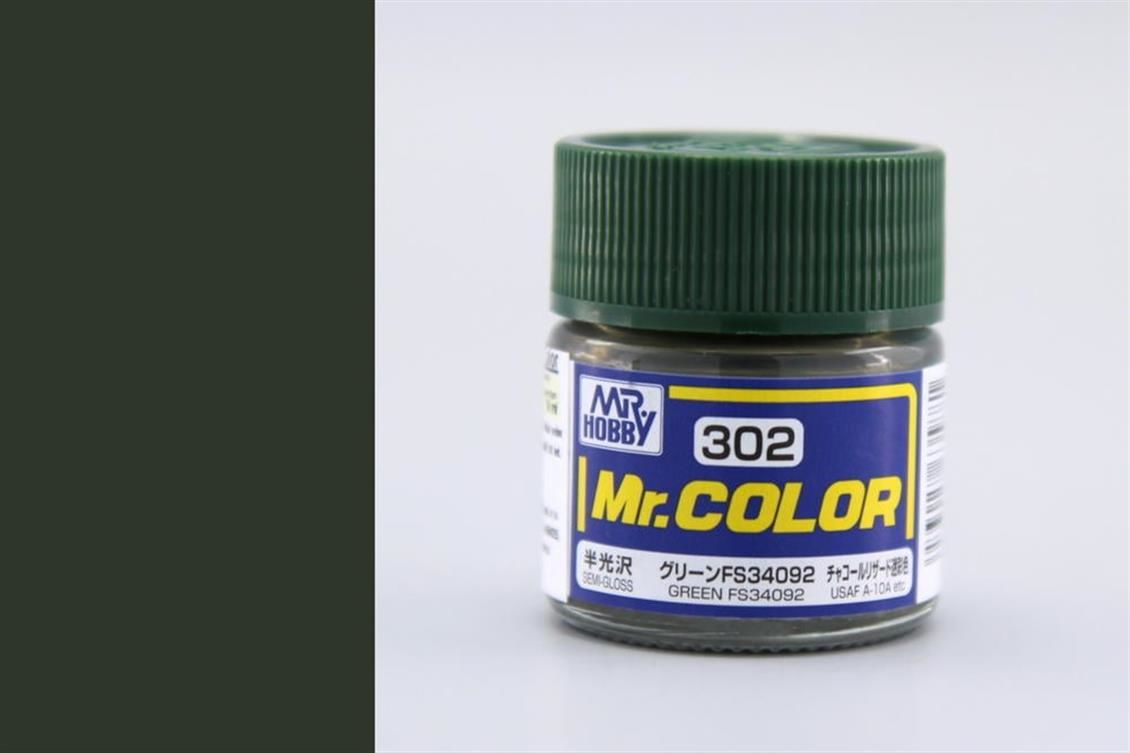 Gunze C302 10 ml. Green FS34092, Mr.Color Serisi Maket Boyası
