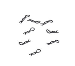 Body Pin 6mm 1/10 Black (8 pcs)