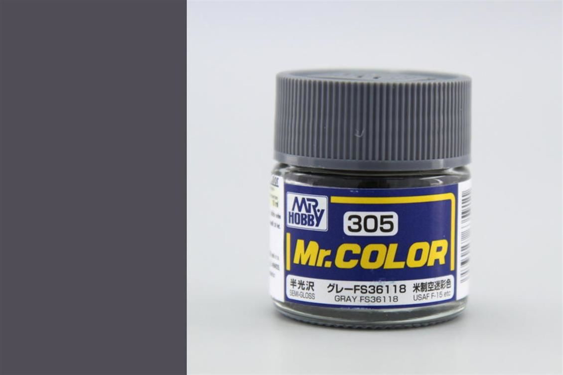 Gunze C305 10 ml. Gray FS36118, Mr.Color Serisi Maket Boyası