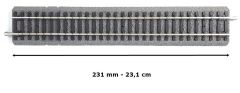 PIKO A-Track w. Roadbed G231 for Connection-Clip PU6