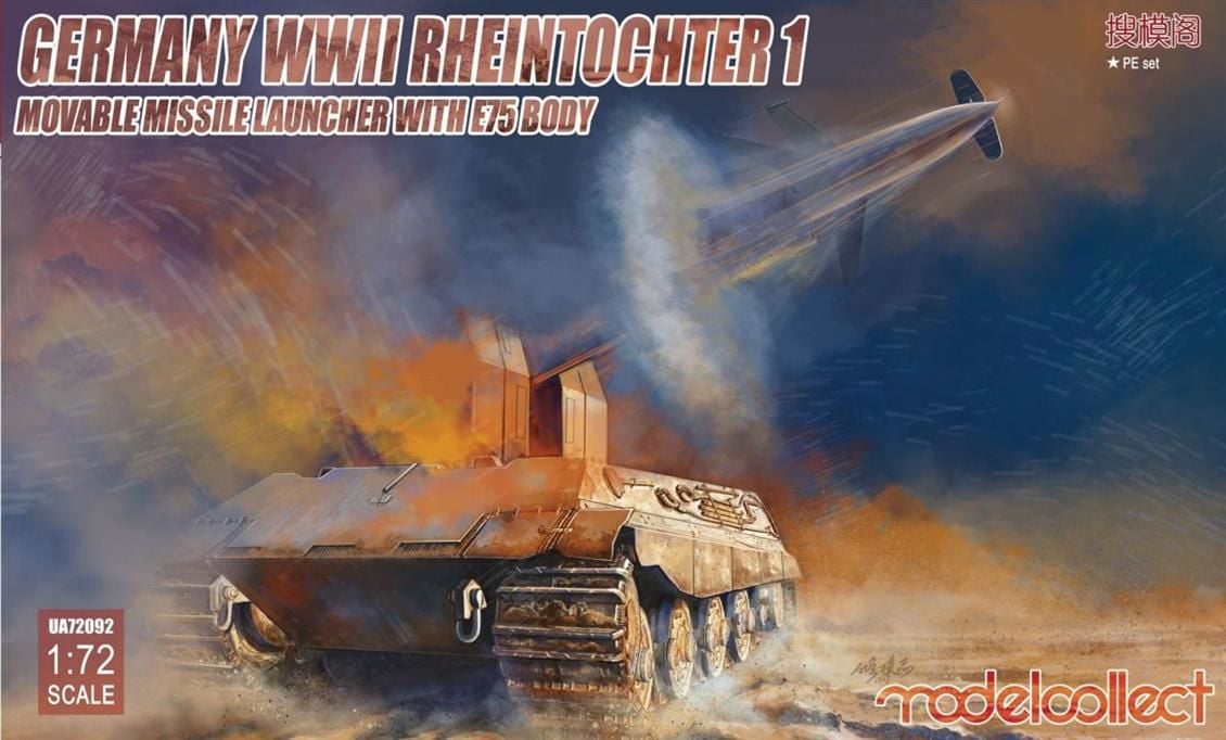 UA72092 1/72 German Rheintochter 1 movable Missile
