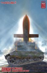 UA72093 1/72 German V1 movable Missile launcher wi