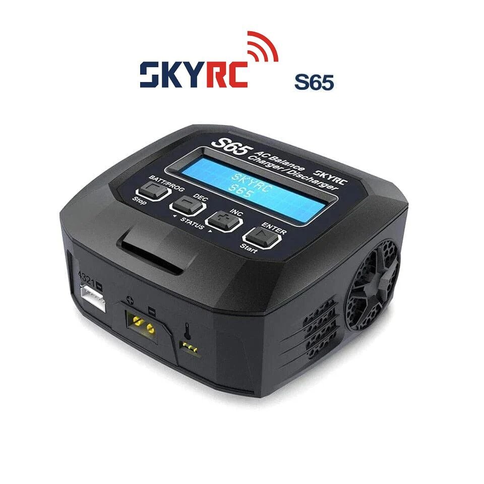 SKYRC S65 65W 6A AC Balance Charger Discharger for 2-4S Lipo Battery charger