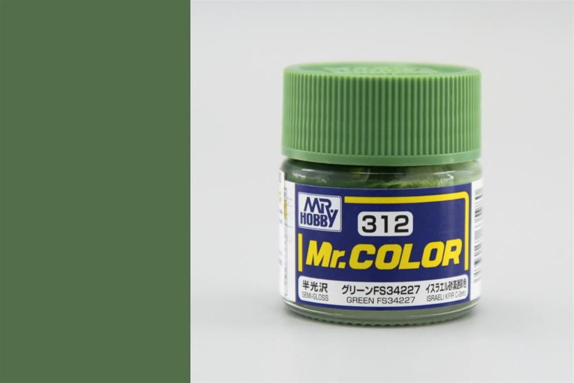 Gunze C312 10 ml. Green FS34227, Mr.Color Serisi Maket Boyası