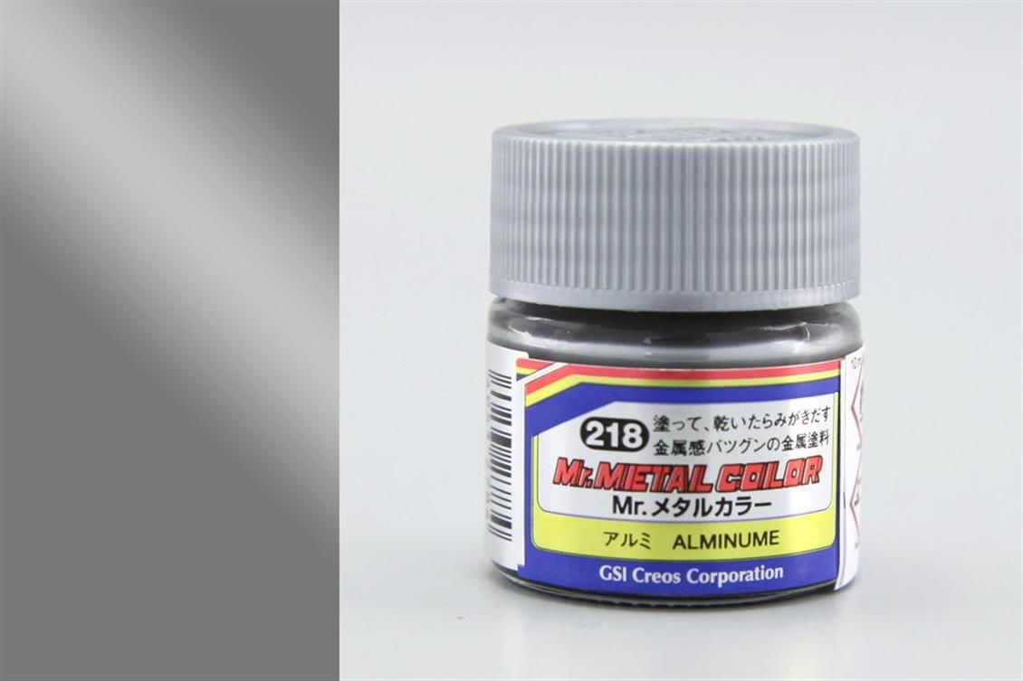 Gunze MC218 10 ml. Aluminiuim, Metal Colors Serisi Maket Boyası