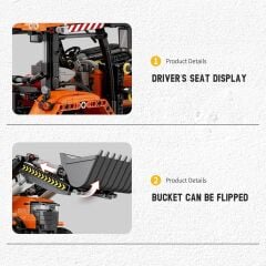 RC Loader Traktör Puzzle Model