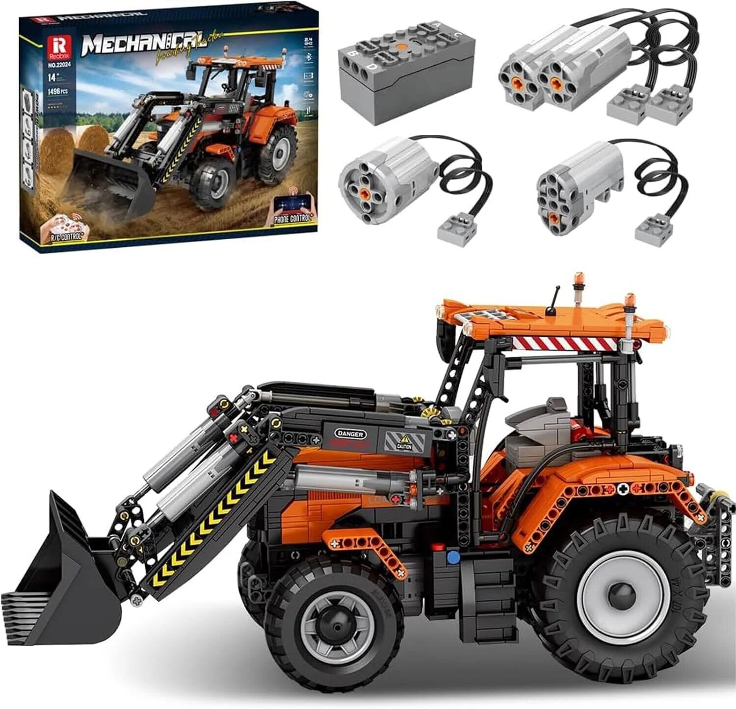RC Loader Traktör Puzzle Model