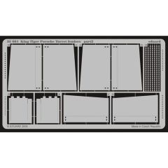 EDUARD 35684 1/35 King Tiger Porsche fenders FOR D