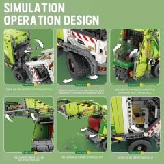 RC Çöp Kamyonu Compressed Garbage Truck Puzzle Model
