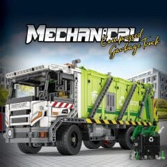 RC Çöp Kamyonu Compressed Garbage Truck Puzzle Model