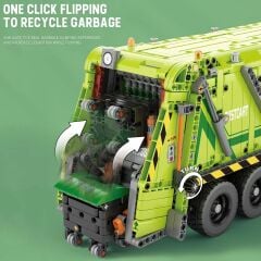 RC Çöp Kamyonu Compressed Garbage Truck Puzzle Model