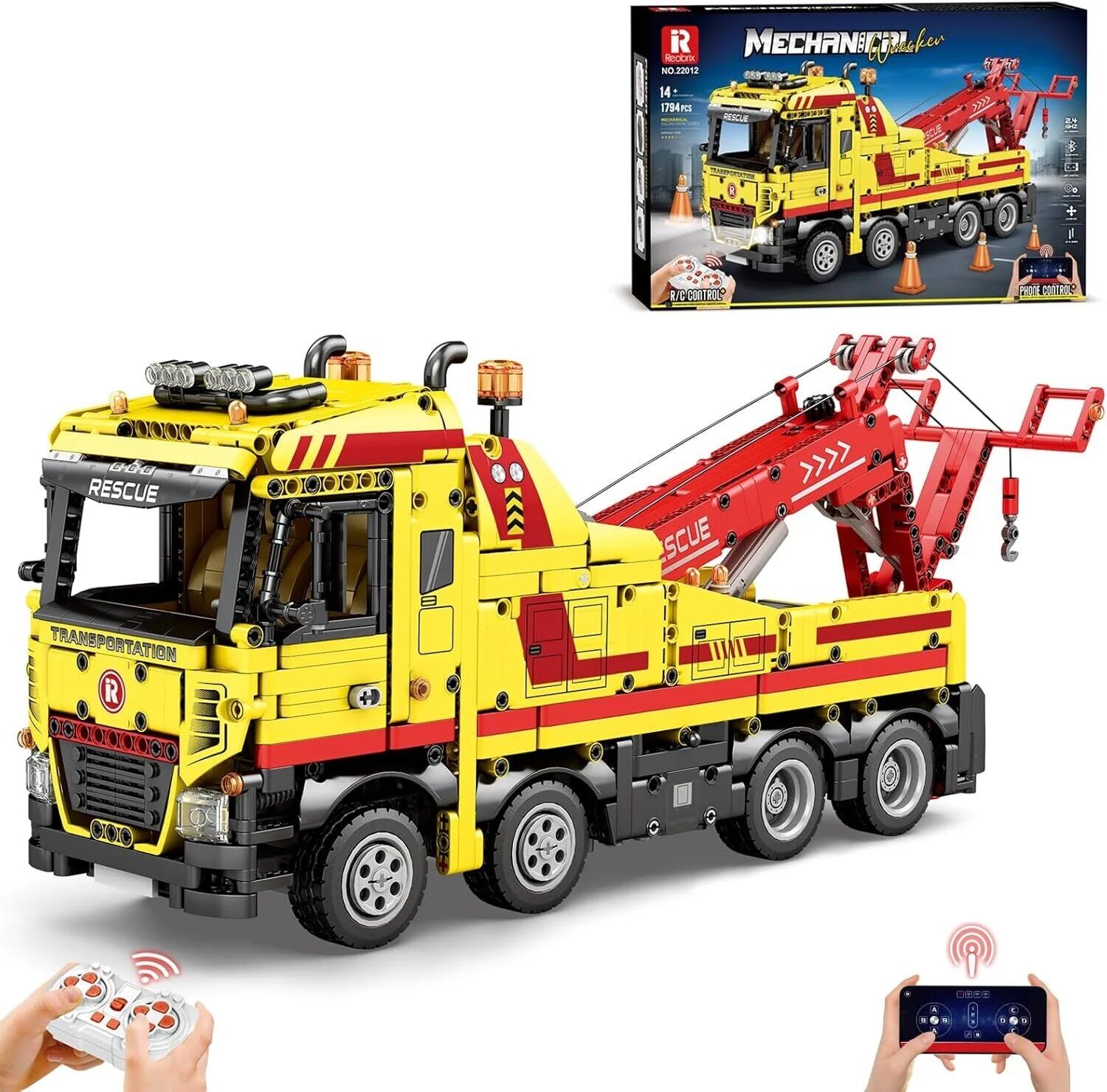 RC Wrecker Kurtarma Aracı Puzzle Model