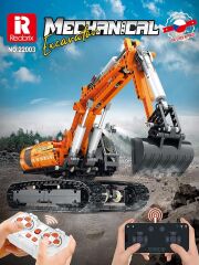 RC Mechanical Excavator Puzzle Model