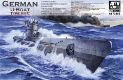 AFV Club SE73503 1/350 German U-Boat Type VII/C Denizaltı Demonte Plastik Maketi