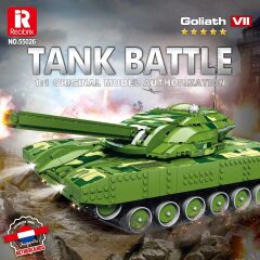 RC Canon Battle Tank Puzzle Model