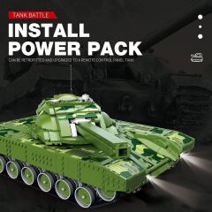 RC Canon Battle Tank Puzzle Model
