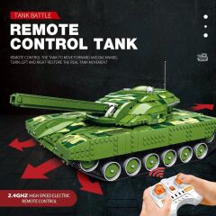 RC Canon Battle Tank Puzzle Model