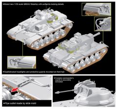 Dragon 3562 1/35 Ölçek M60A2 Starship Tank Plastik Model Kiti